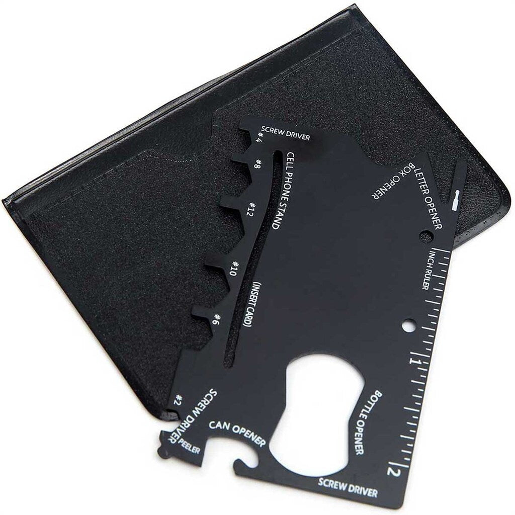 16 Function Credit Card Size Wallet Tool - The Gifted Man