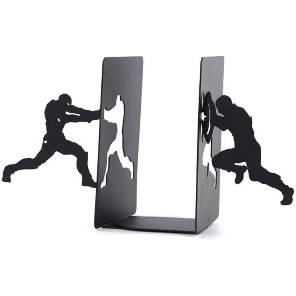 2 Pcs/Set Superhero Decorative Bookend IIronman VSCaptain Metal Statue Sculpture Iron Art Bookshelf Decor Magazines Organizer - The Gifted Man