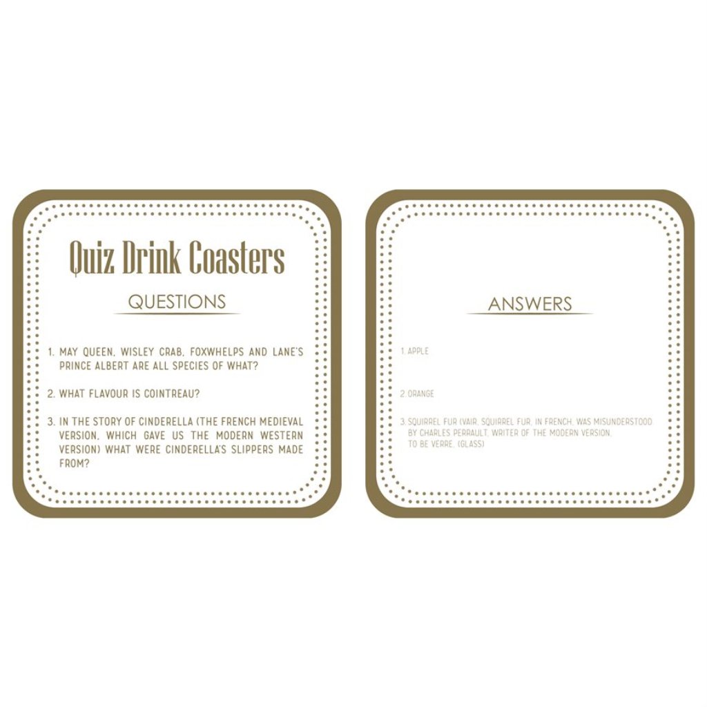 Quiz Drink Mats