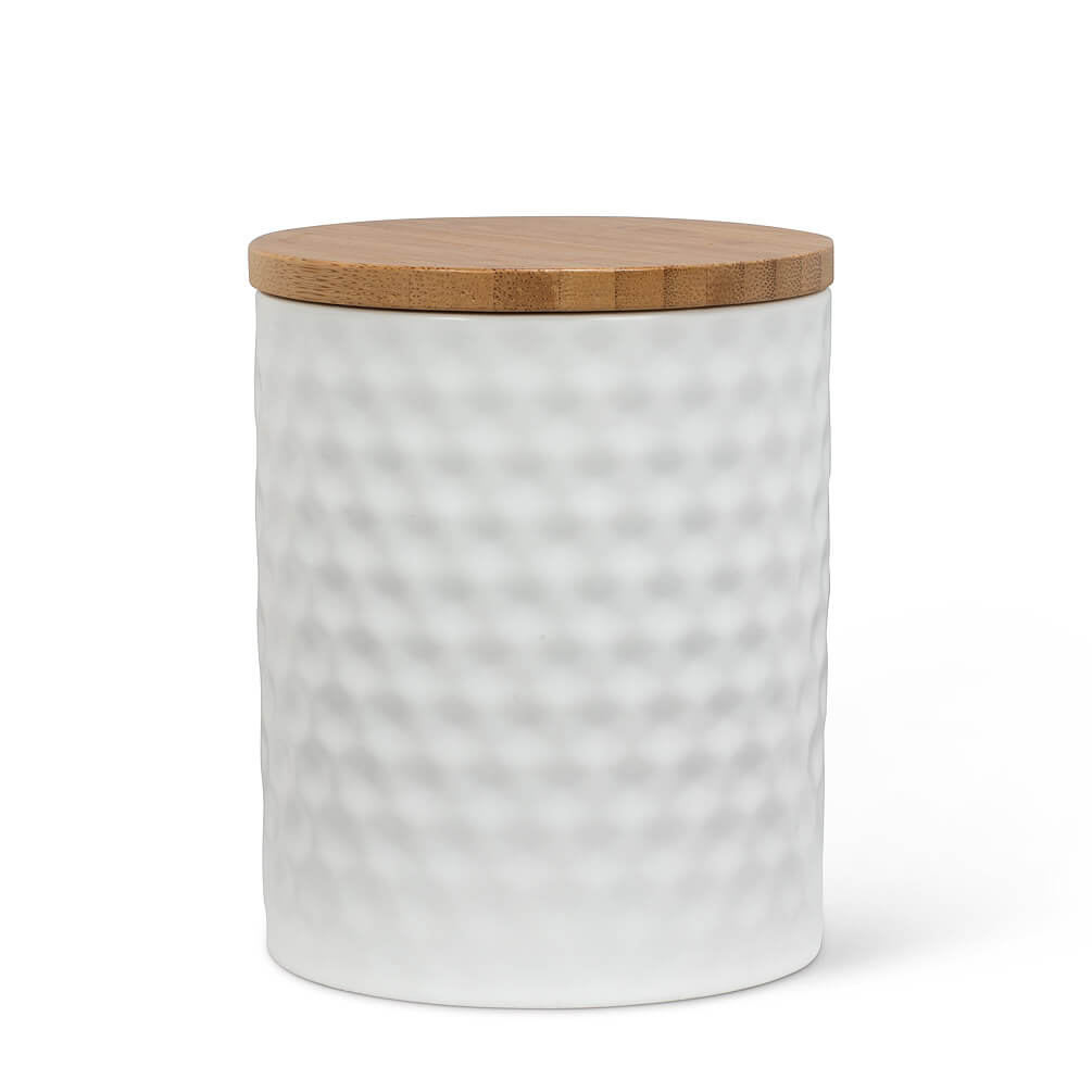 Medium Hexagon Textured Canister