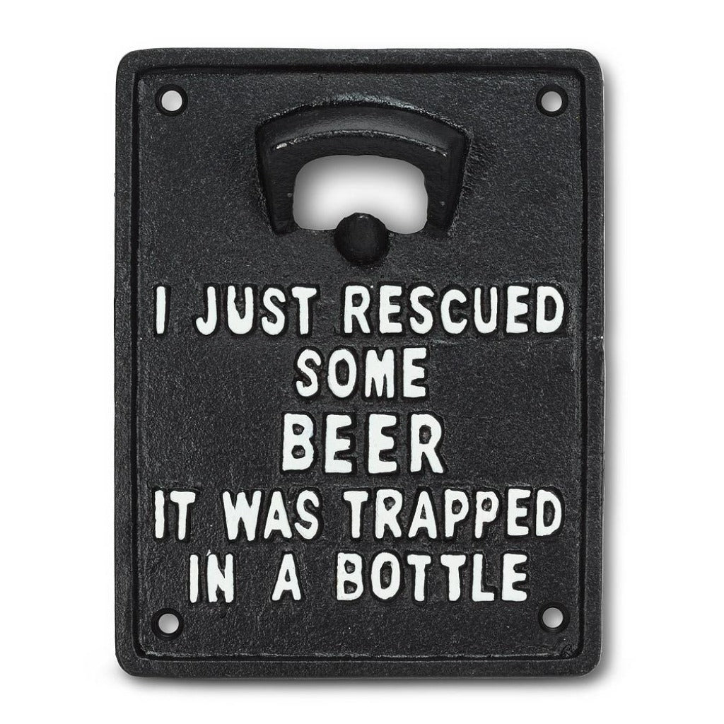 Rescued Beer Wall Opener