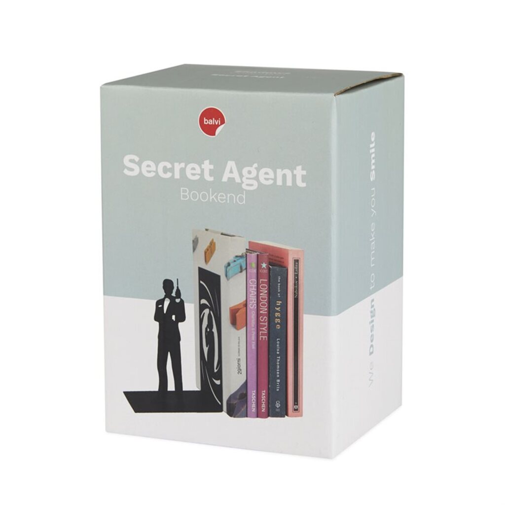Secret Agent Bookend