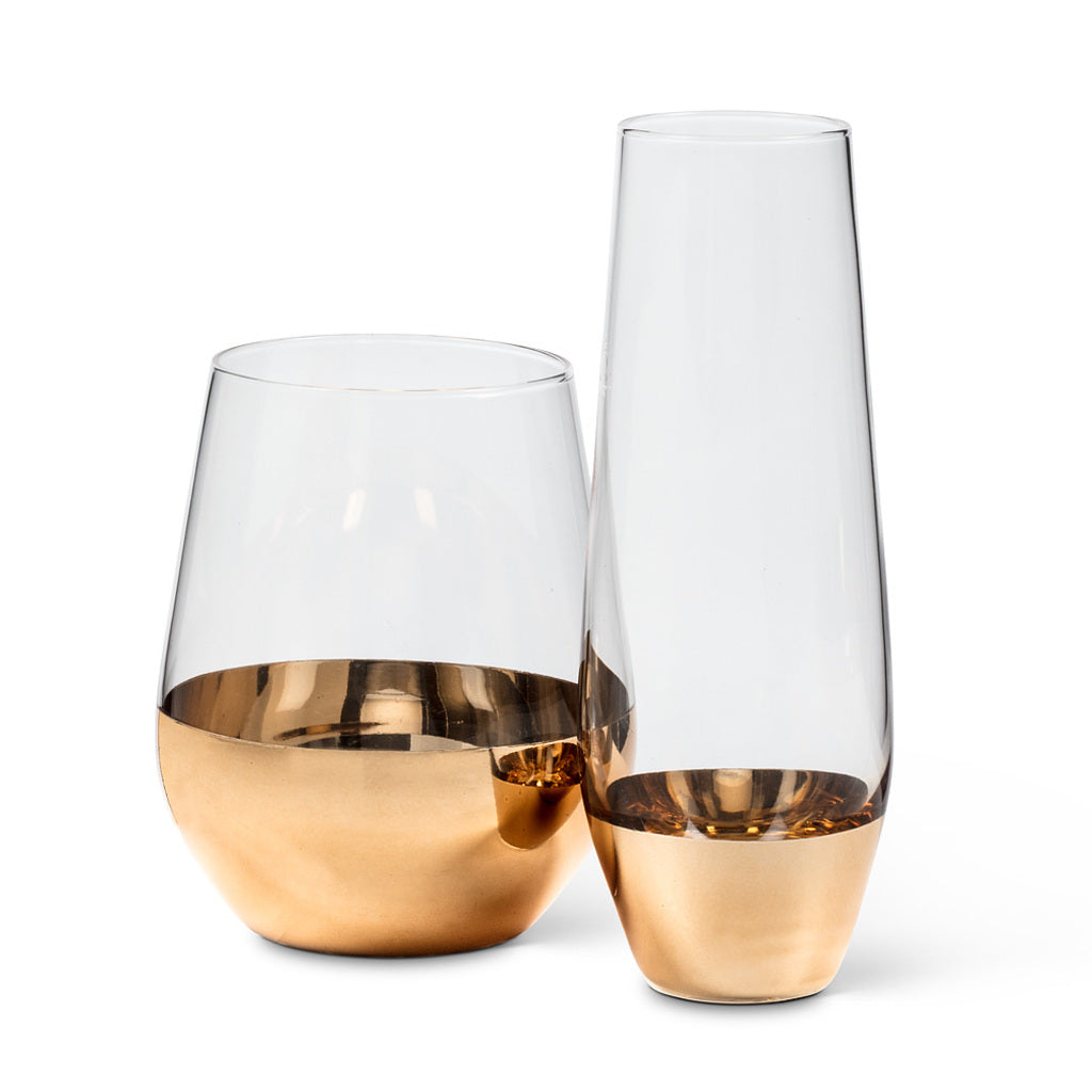 Wide Band Stemless Flute - 9 oz