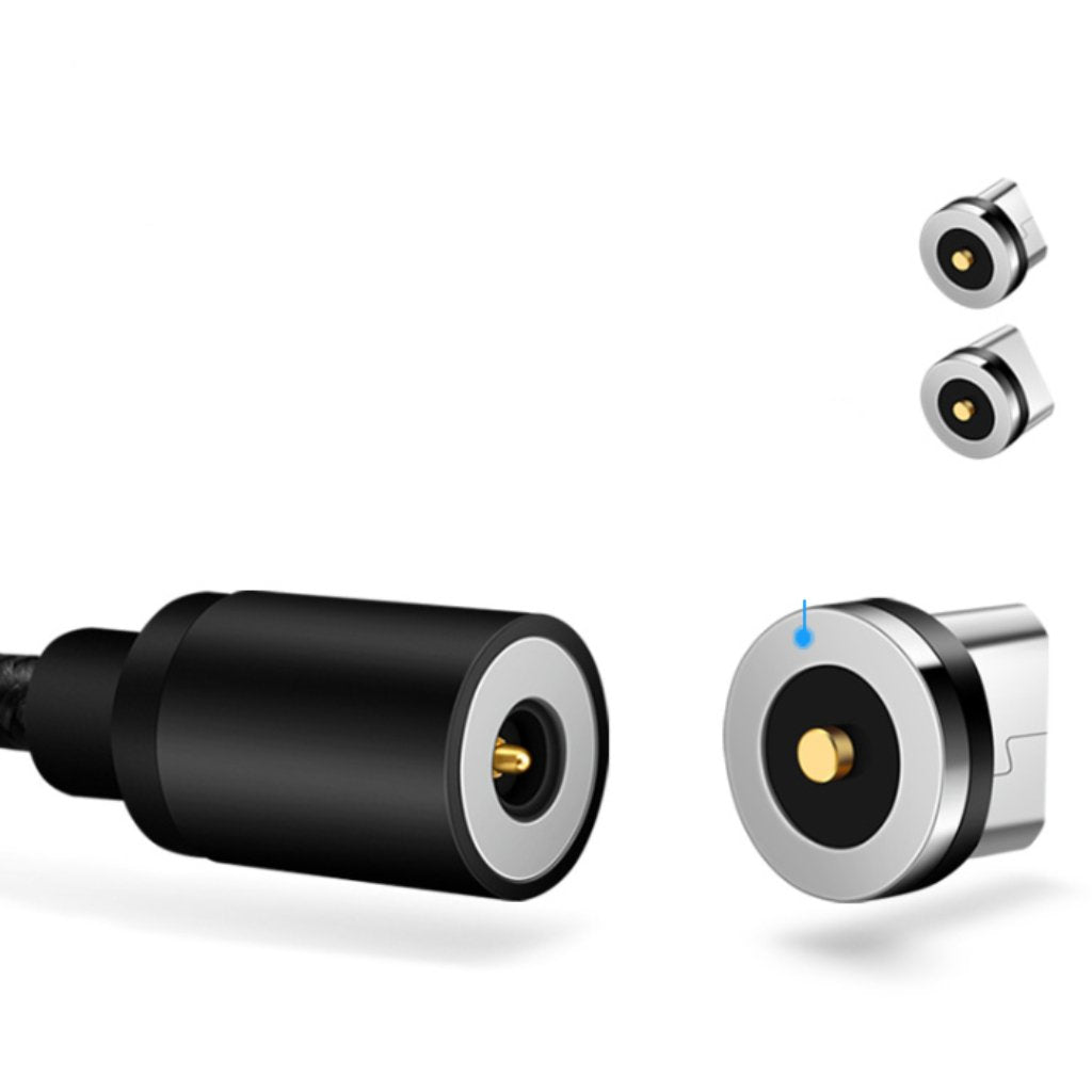 3 in 1 360 Degree Blind Magnetic Data Cable Round magnetic Phone Charging Cable - The Gifted Man
