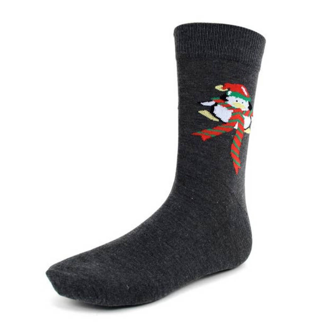 3 Pairs Pack Men&#39;s Christmas Snowman Crew Socks - The Gifted Man