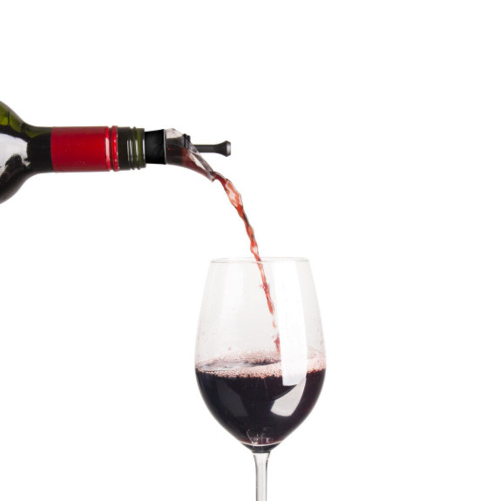 Vacu Vin Wine Saver Stainless Steel with Two Stoppers Included