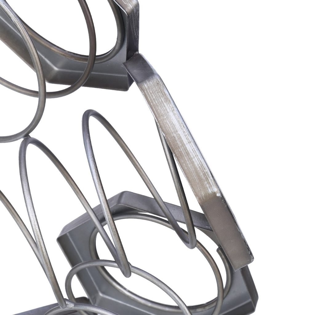 4 Bottle Abstract Wine Rack - The Gifted Man