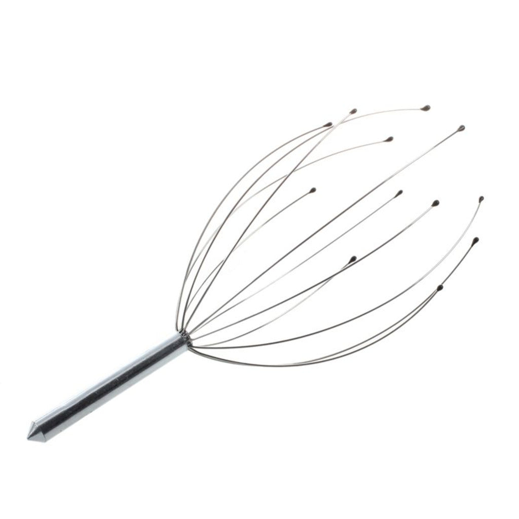 Stainless steel octopus head massager