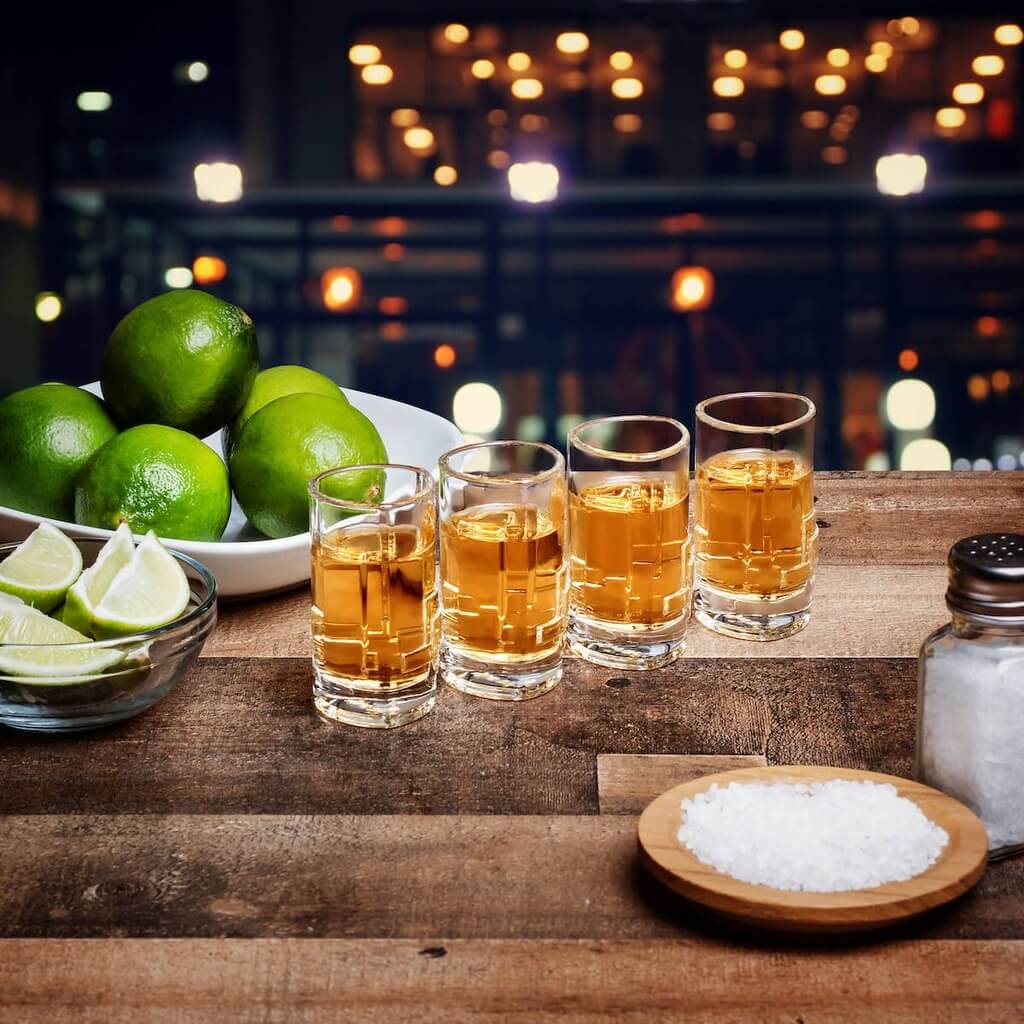 Revere Triangle Shot Glasses, 2 Oz Set of 4