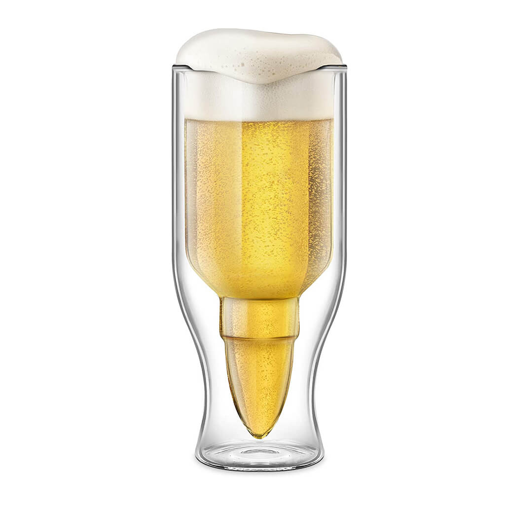 .50 Cal Bullet Beer Glass