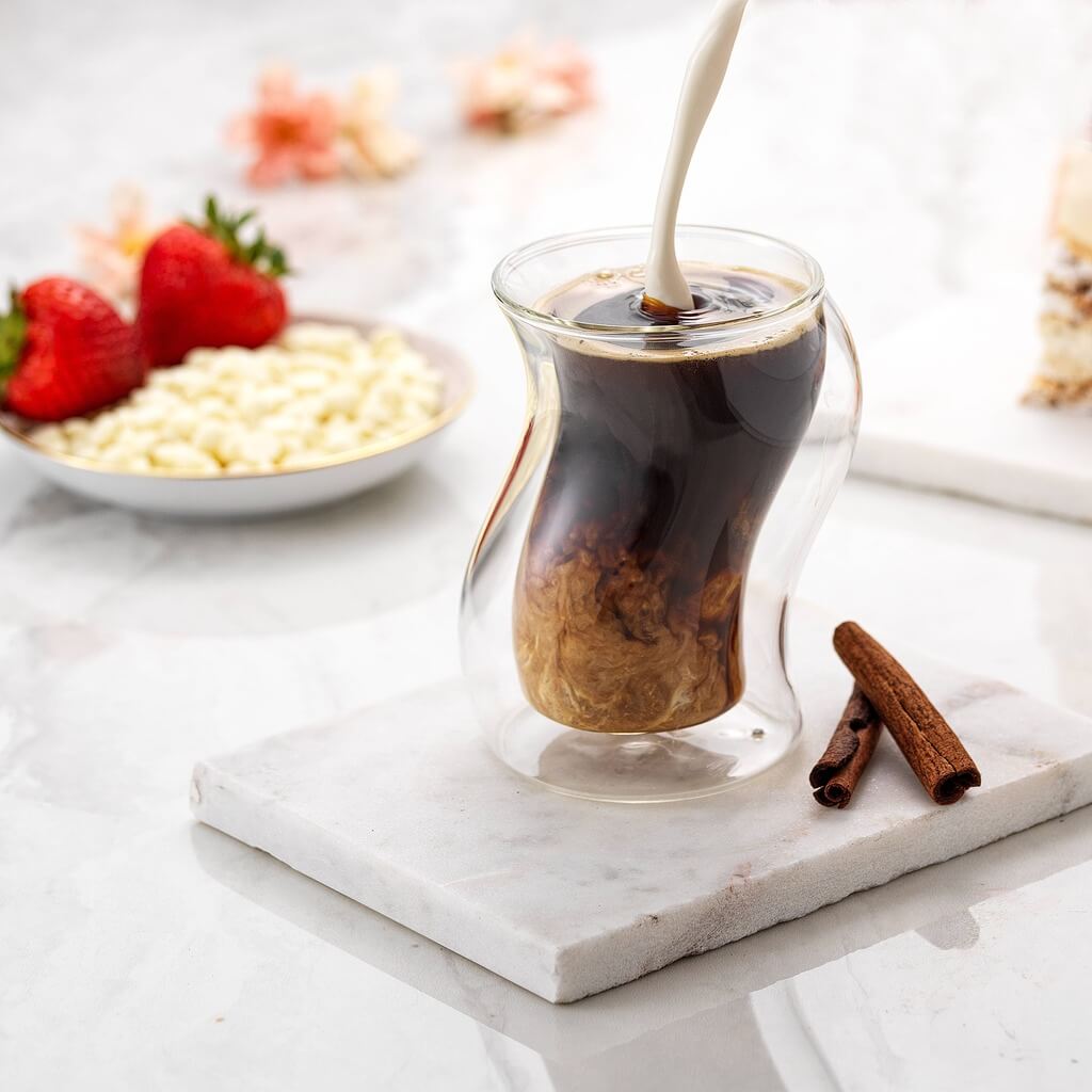 Pivot Double Wall Coffee Glasses, 8 Oz Set of 2