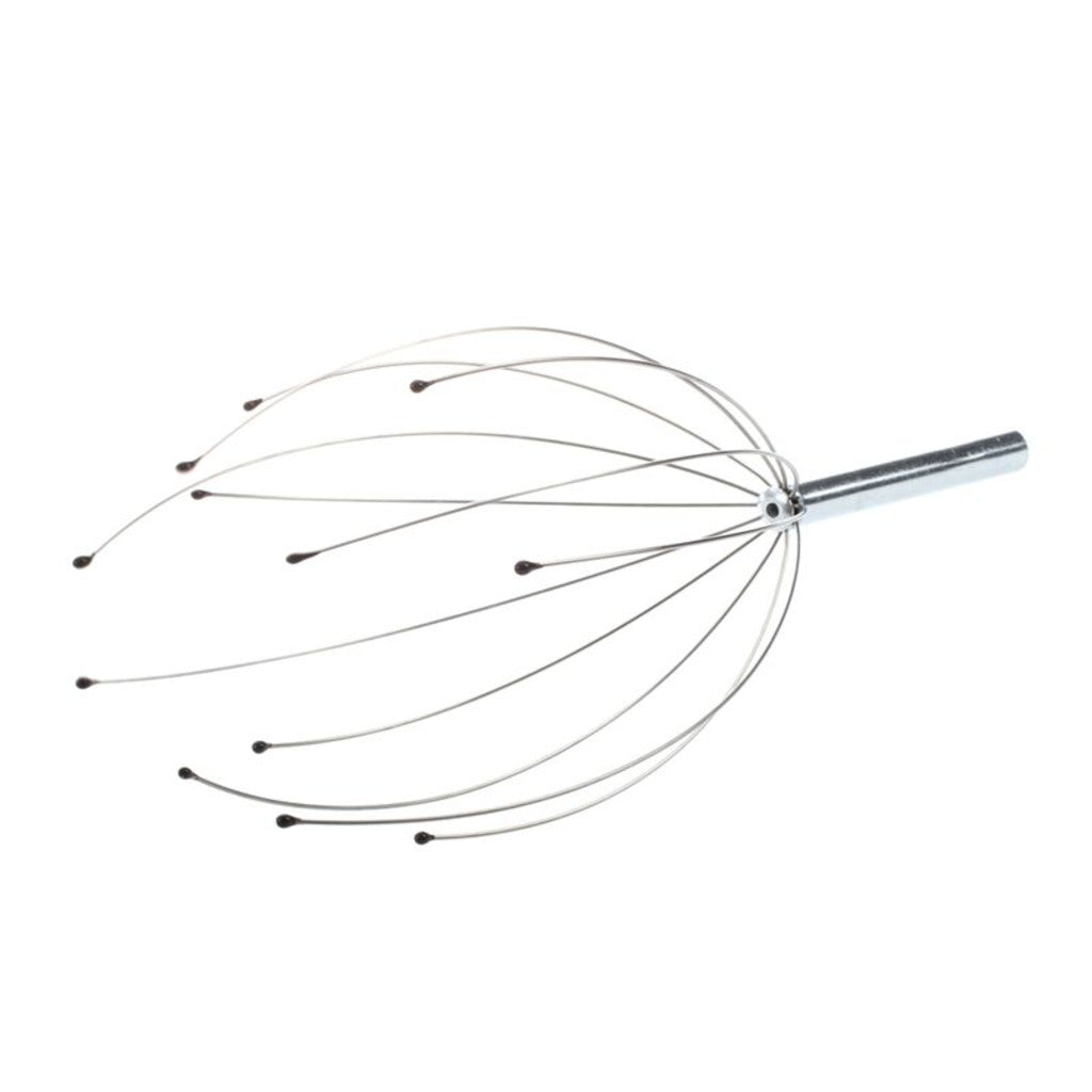 Stainless steel octopus head massager