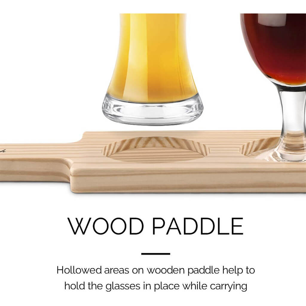 6 Piece Beer Tasting Paddle Set - The Gifted Man