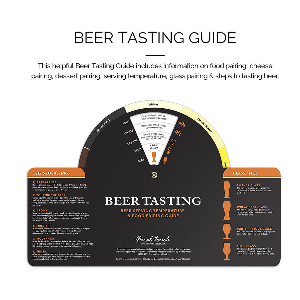 6 Piece Beer Tasting Paddle Set - The Gifted Man