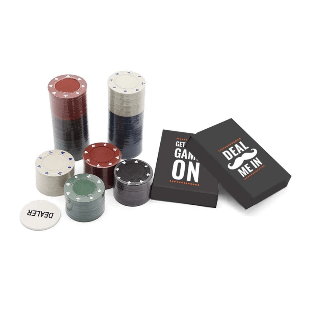 Men&#39;s Professional Poker in a Tin Set