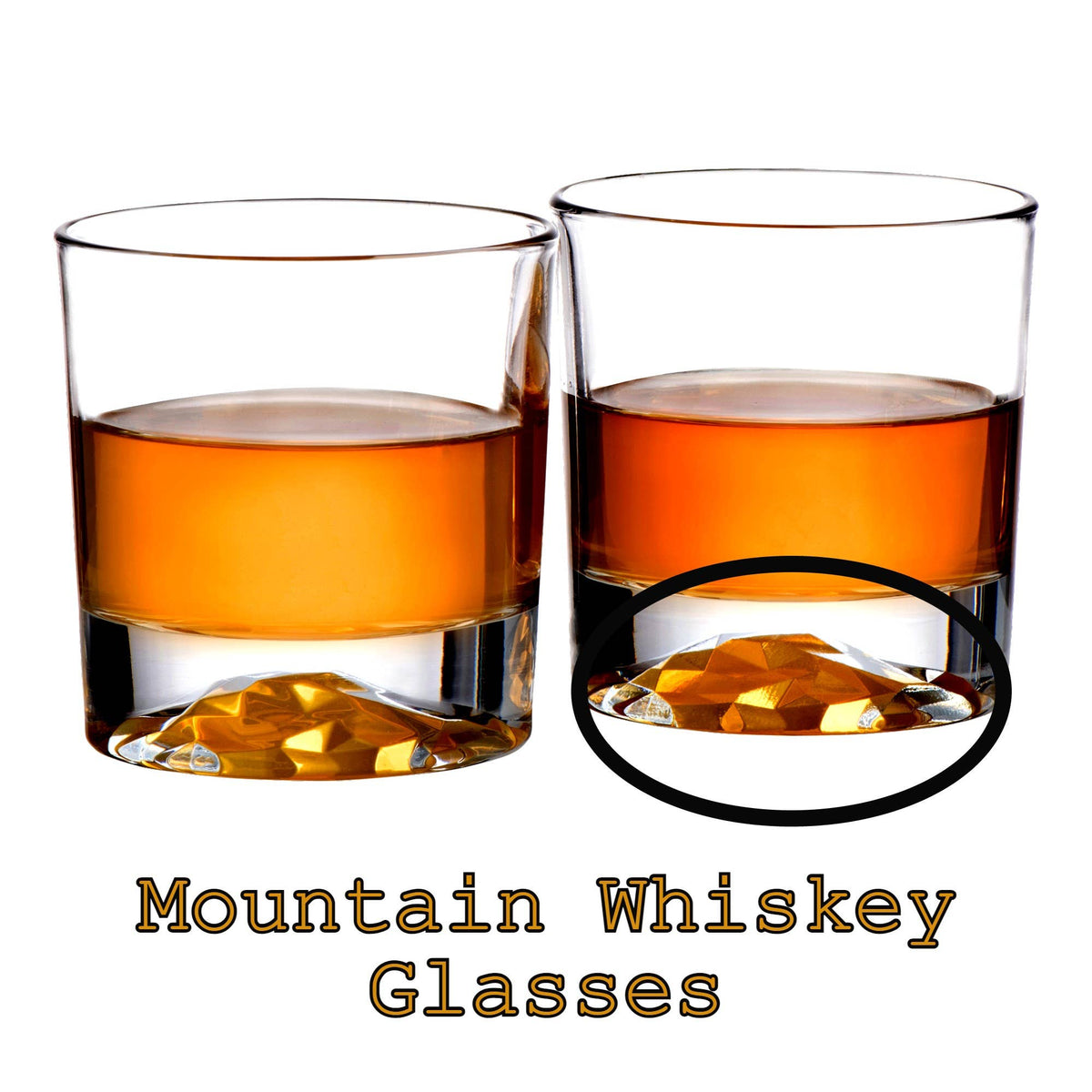Whiskey Decanter &amp; 4 Whiskey Glasses Set Airtight Stopper