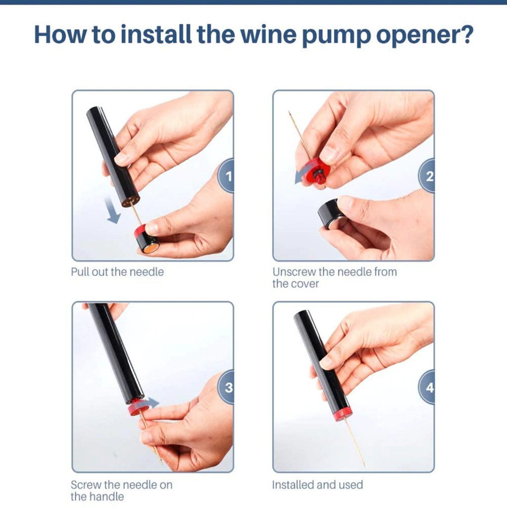 Wine Bottle Opener Air Pump