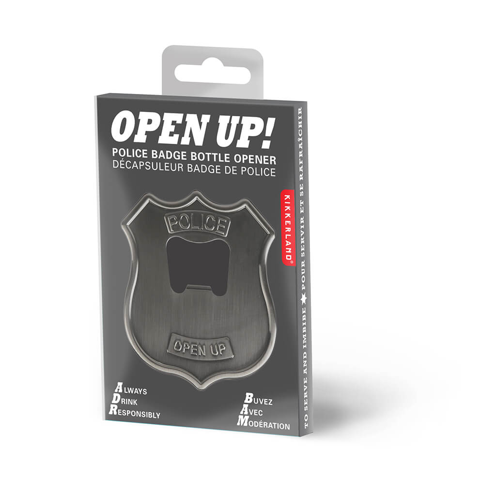 Police Badge Bottle Opener