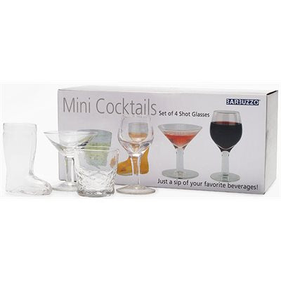 Mini Cocktail Shot Glasses(set of 4)