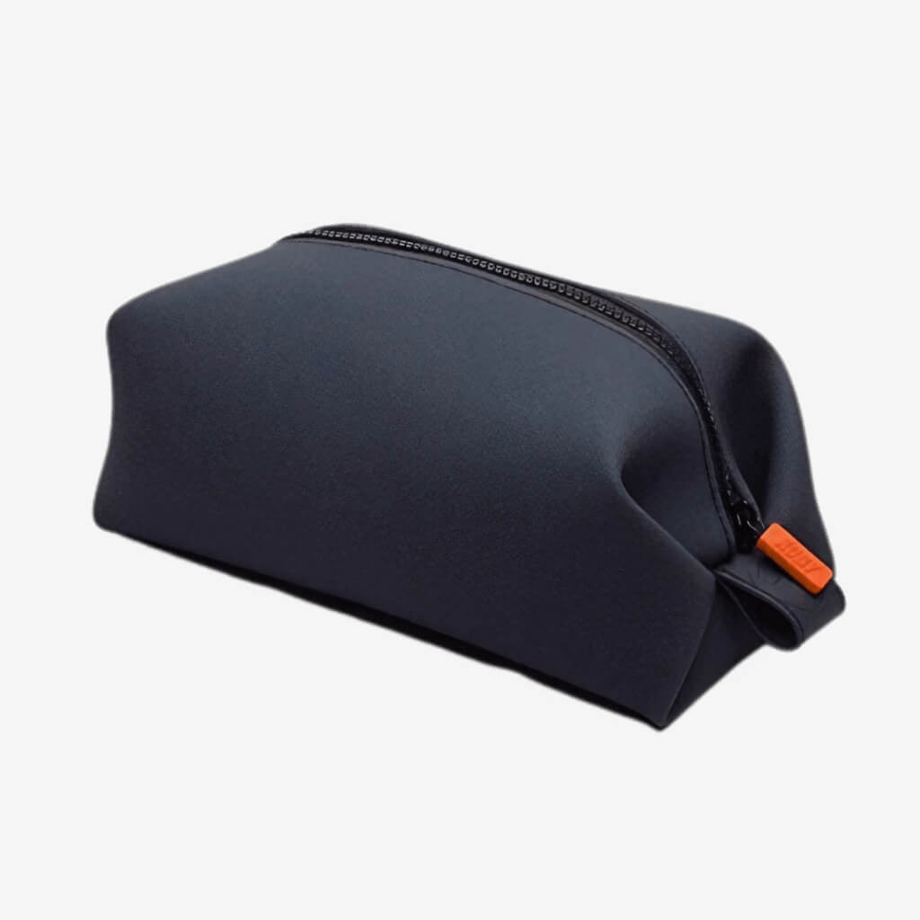 With its ample storage, the Waterproof Silicone Toiletry Bag is the ideal bag for any and all of your toiletry items. It can hold essentials such as toothbrush, toothpaste, razor, shave cream, shampoos, conditioners. It can even fit full-sized products! This bag is finished with a heavy-duty zipper and hanging chain for access in the shower. It is made for both at-home convenience and travel needs.