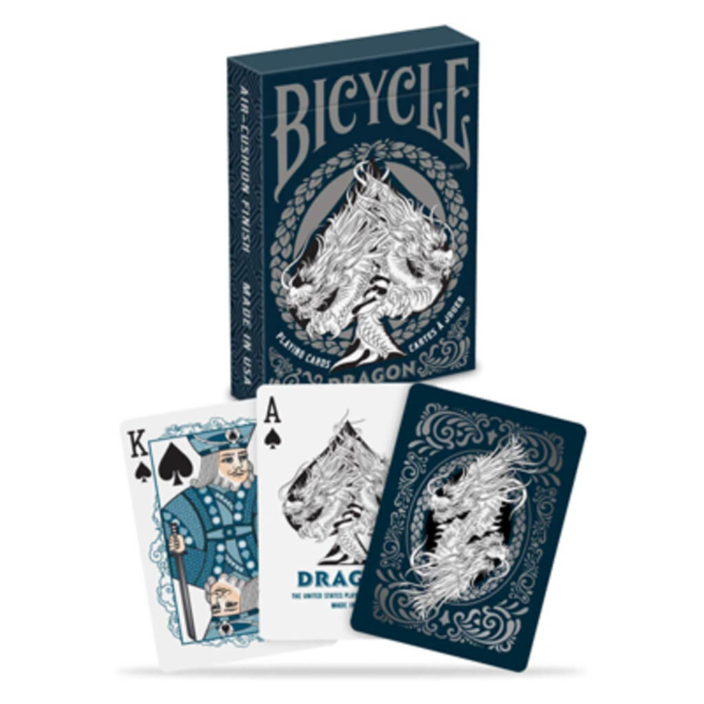 Single Deck Bicycle Dragons Playing Cards