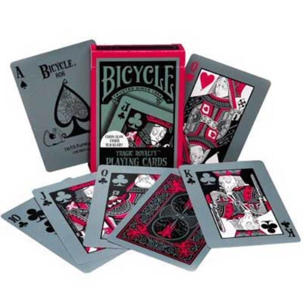 Single Deck Poker Bicycle Tragic Royalty