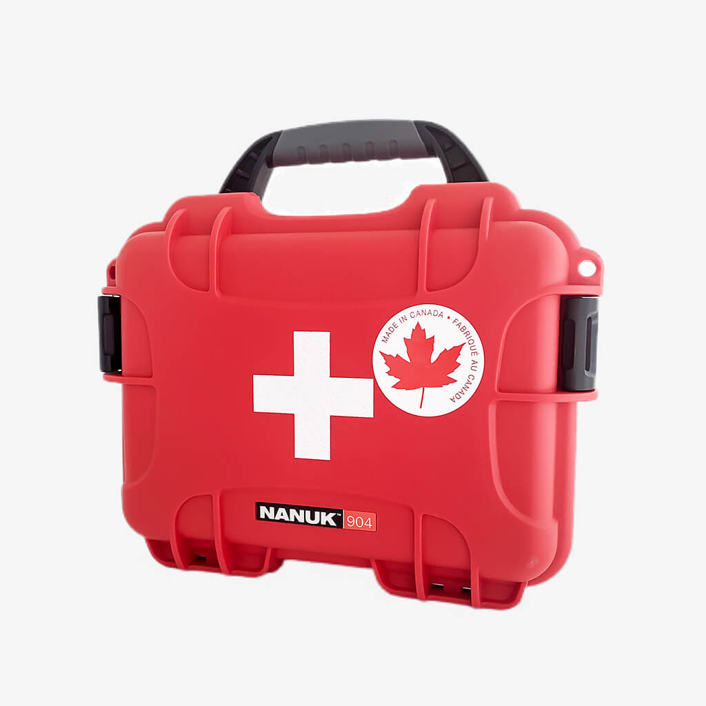 Dorm Room First Aid Kit in a Nanuk Hard Case.