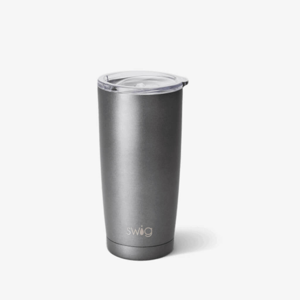 Thanks to Swig&#39;s triple insulation technology, this tumbler keeps drinks cold for up to 24 hours and hot up to 12 hours. The cup holder friendly, slim shape makes it perfect on the go or at home. From sweet tea to hot toddy&#39;s, this Swig will definitely be your new fave!  Holds 20oz