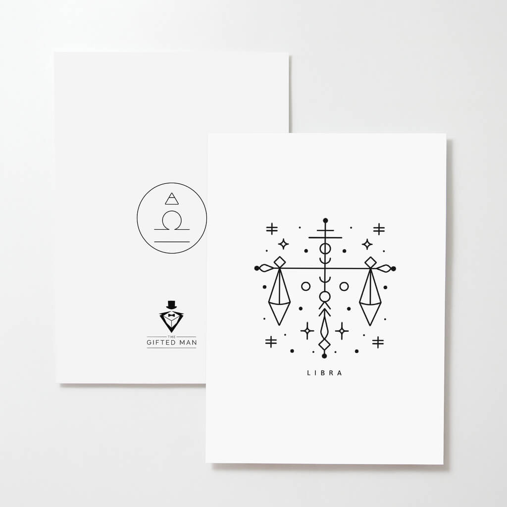 Libra Greeting Card