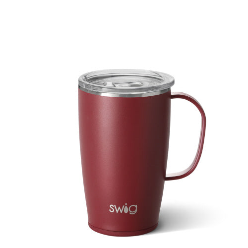 Swig Maroon Matte Travel Mug 18 oz