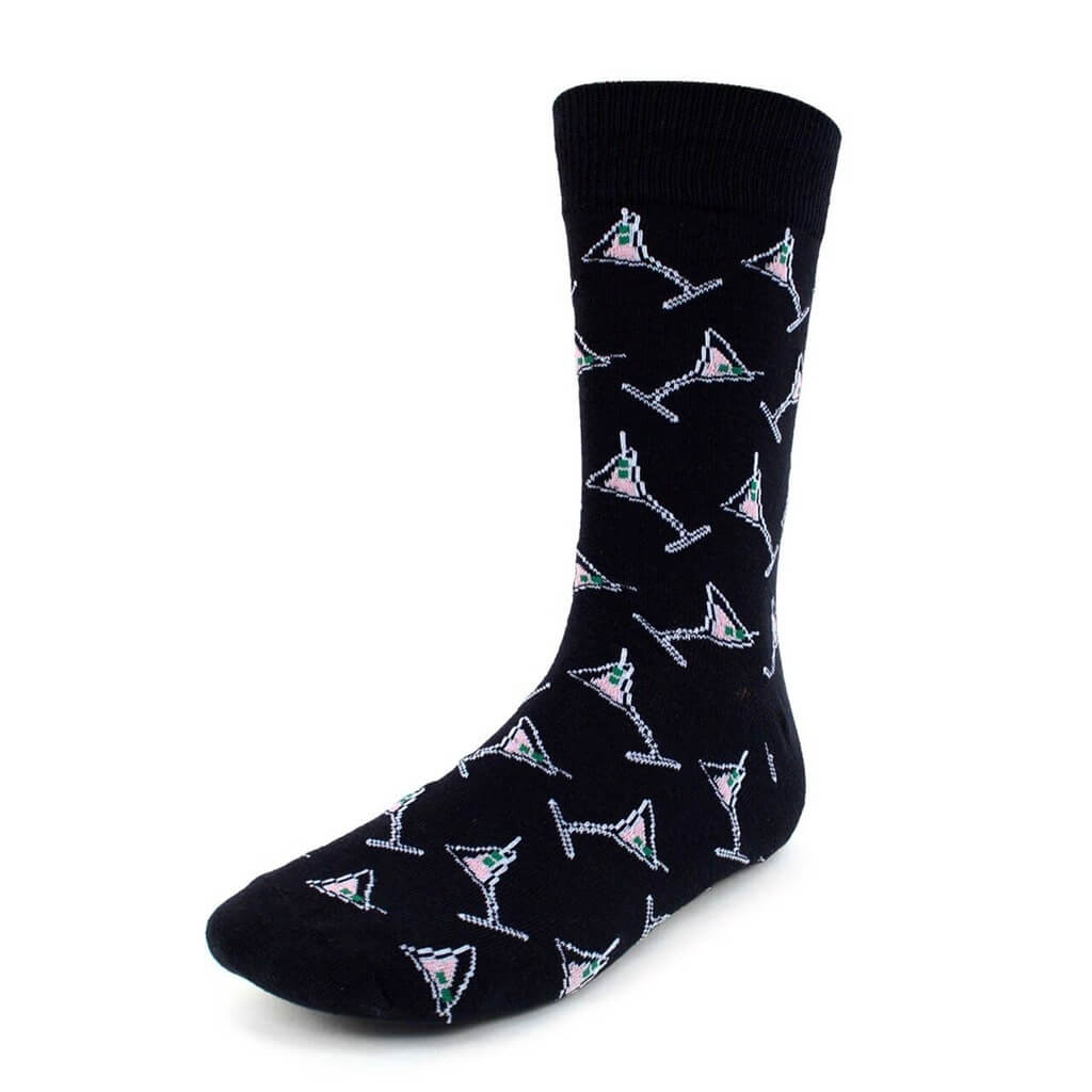 Martini Glass Socks for Men