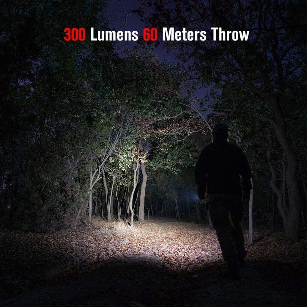 Olight i5R EOS Pocket Rechargeable Flashlight - 350 Lumens - Black