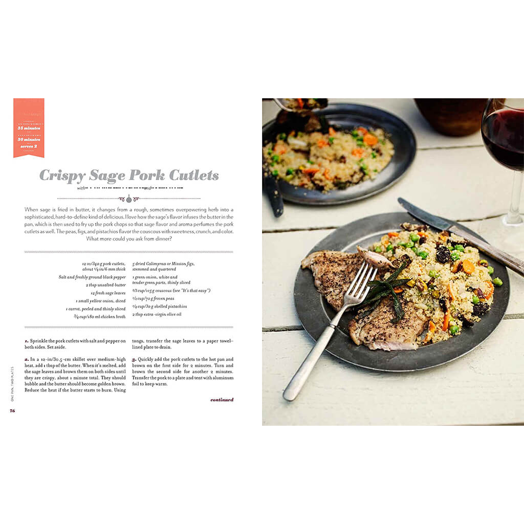 One Pan, Two Plates: More Than 70 Complete Weeknight Meals for Two