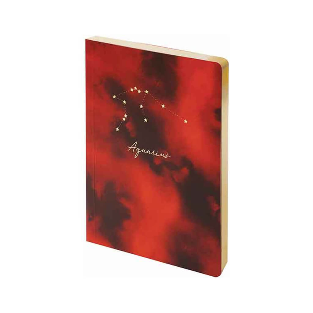 Portico Designs Constellations Softcover Lined Pocket Journal Notebook | Aquarius