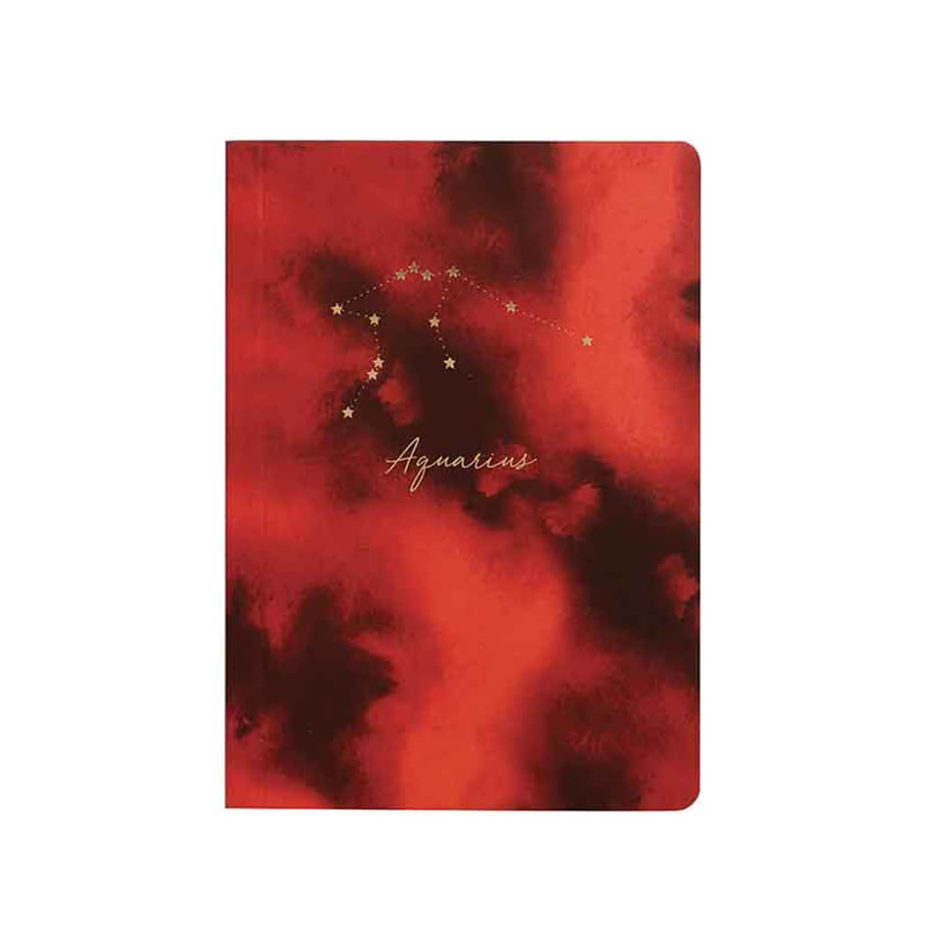 Portico Designs Constellations Softcover Lined Pocket Journal Notebook | Aquarius