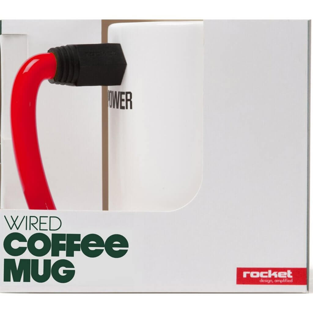 Wired Coffee mug-Red/YellowHandle