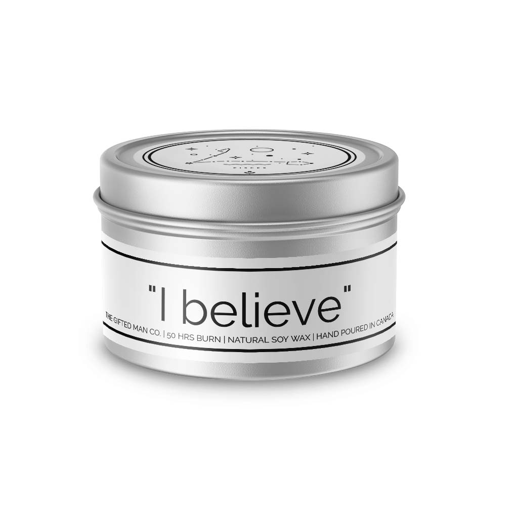 Pisces &quot;I Believe&quot; Candle