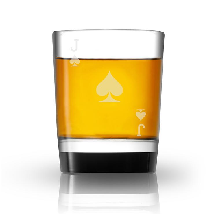 Poker Jack of Spades Whiskey Gift Set