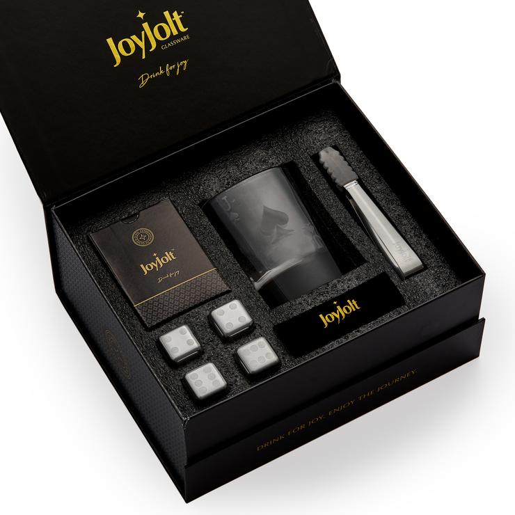 Poker Jack of Spades Whiskey Gift Set