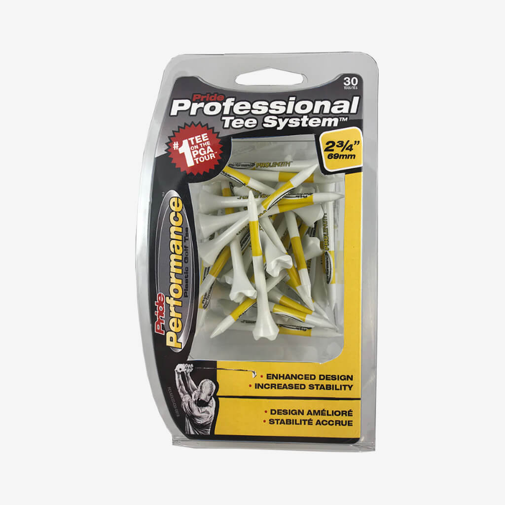 Pride Performance PTS Tees - 2 3/4&quot; 30 pack