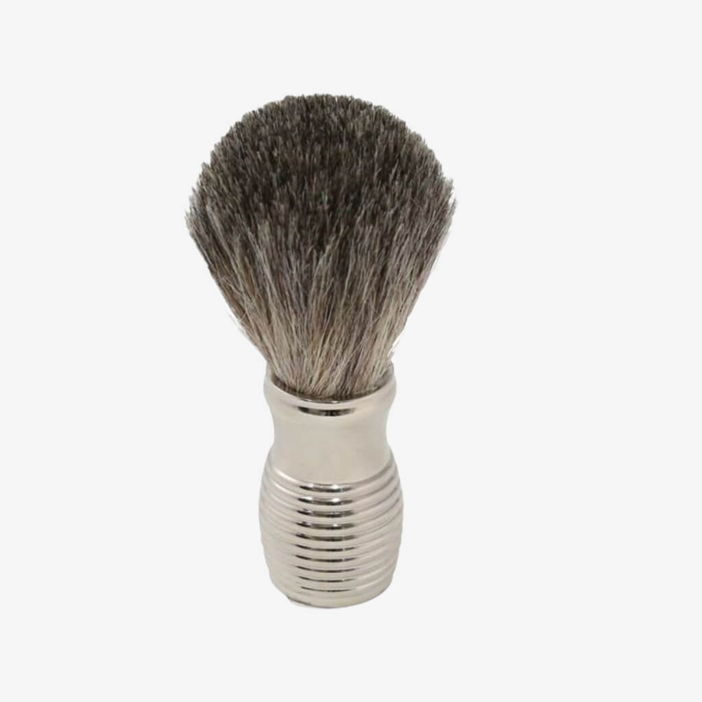 Pure Badger Shaving Brush with Chrome Handle