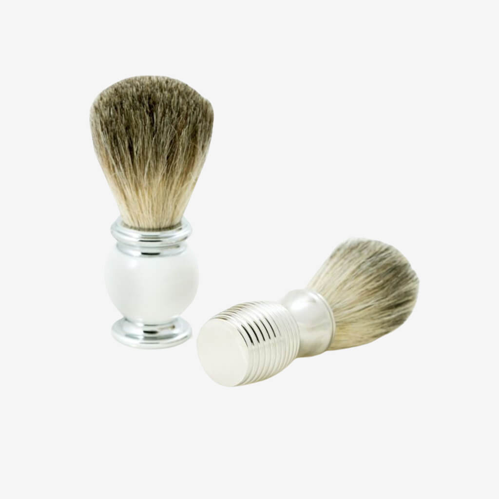 Pure Badger Shaving Brush with Chrome Handle