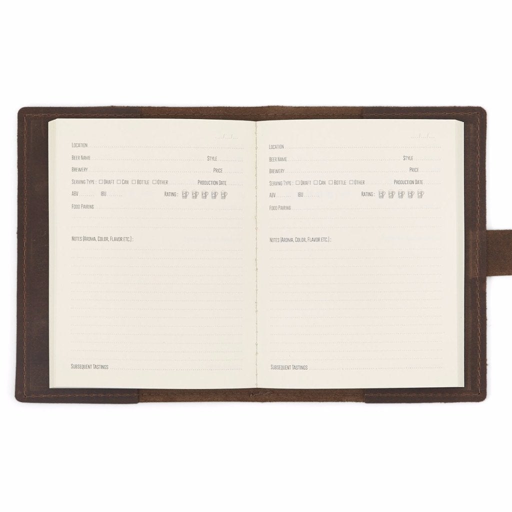 Rustico Leather Beer Log - Saddle