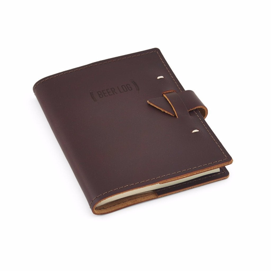 Rustico Leather Beer Log - Saddle