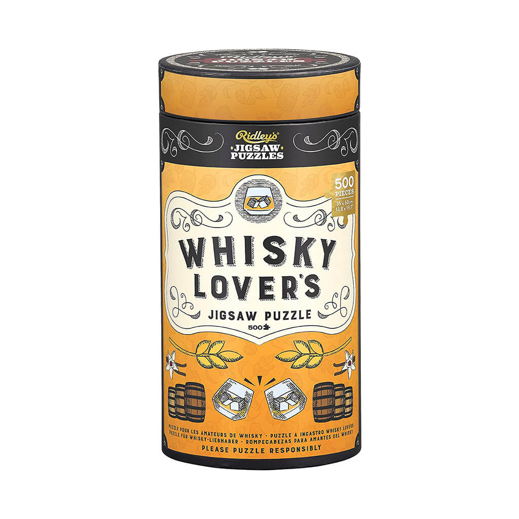 Whisky Lover&#39;s 500 Piece Jigsaw Puzzle