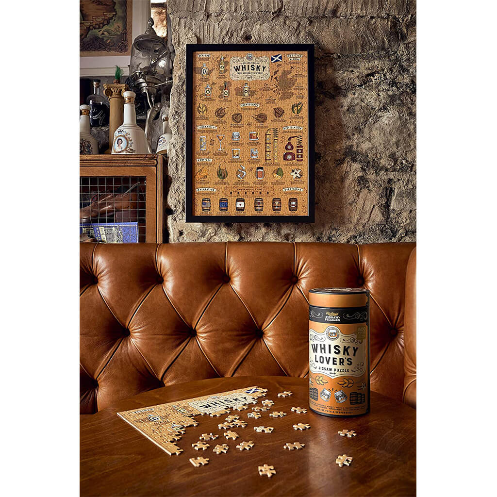 Whisky Lover&#39;s 500 Piece Jigsaw Puzzle