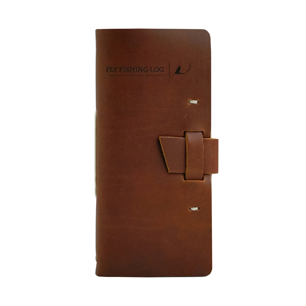 Rustico Leather Fly Fishing Log - Saddle