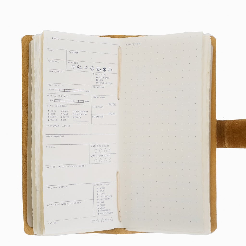 Rustico Leather Hiking Journal