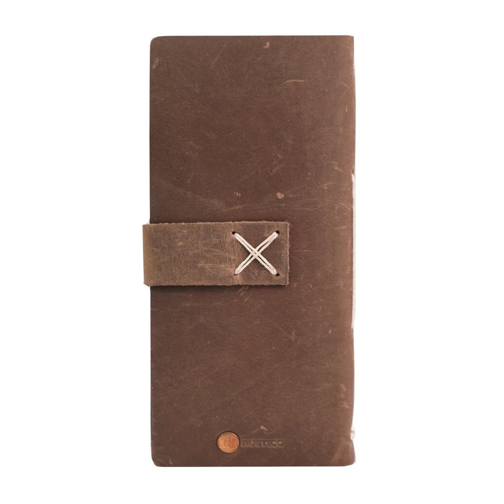 Leather Hunting Log by Rustico - Dark Brown - The Gifted Man