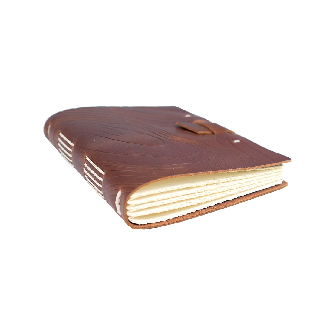 Rustico Leather Traveler Journal Topo Map (Saddle)